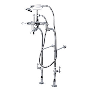 Vintage Double Handle Freestanding Tub Filler Package