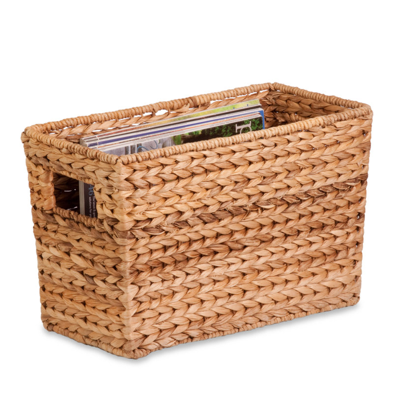 Honey Can Do Natural Wicker/Rattan Magazine Basket & Reviews Wayfair