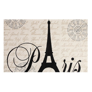 Eiffel Tower Area Rug Wayfair Eiffel Hand Woven Beige Black Area Rug