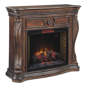 Lexington Infrared Quartz Electric Fireplace by Classic Flame