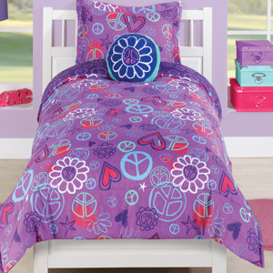 Peace and Love 2 Piece Comforter Set