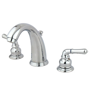 Magellan Double Handle Widespread Bathroom Faucet with ABS Pop-Up Drain