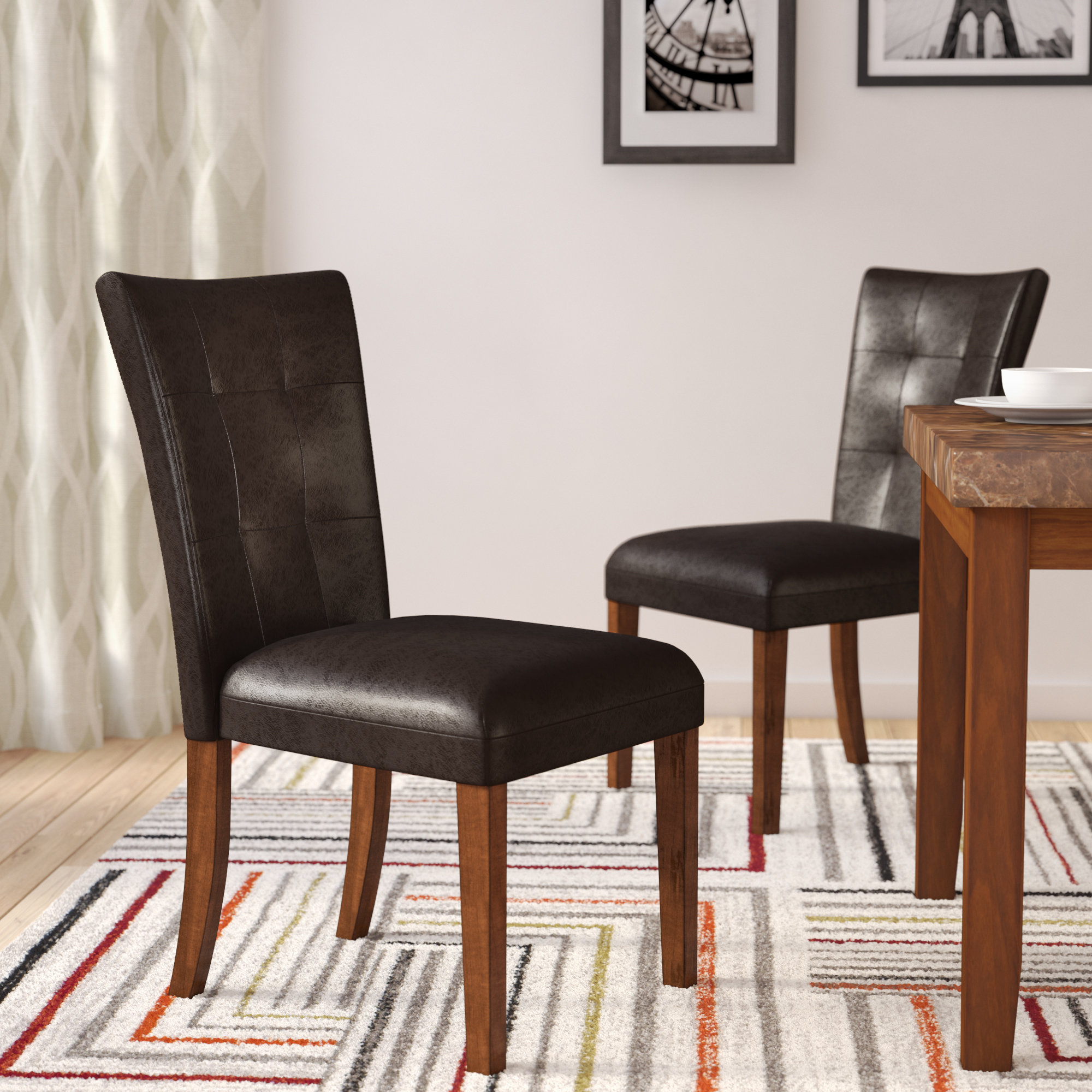 Red Barrel Studio Creekmore Parsons Upholstered Dining Chair Red Barrel Studio Creekmore Parsons Upholstered Dining Chair Reviews Wayfair