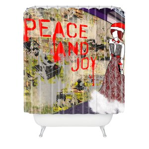 Amy Smith Urban Holiday Shower Curtain