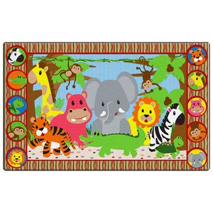 Cutie Jungle Kids Rug