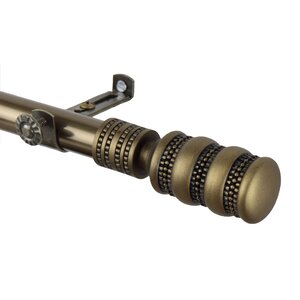 Dollop Single Curtain Rod