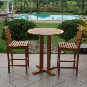 Seymour 3 Piece Bar Height Dining Set