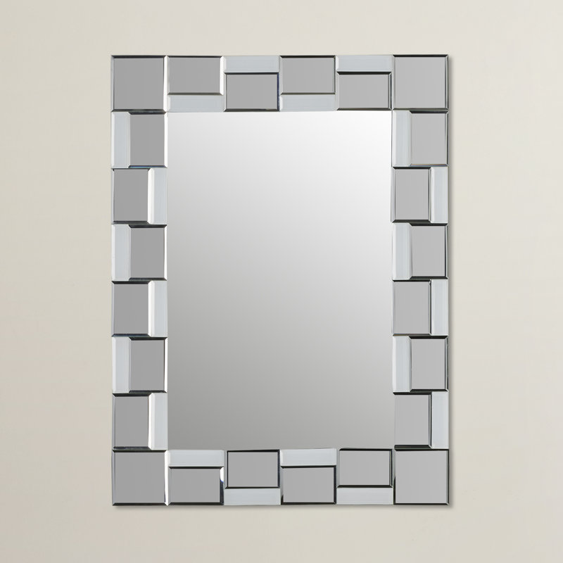 Wrought Studio Logan Modern Wall Mirror & Reviews Wayfair