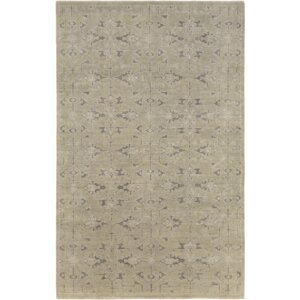 Chebanse Hand-Knotted Beige Area Rug