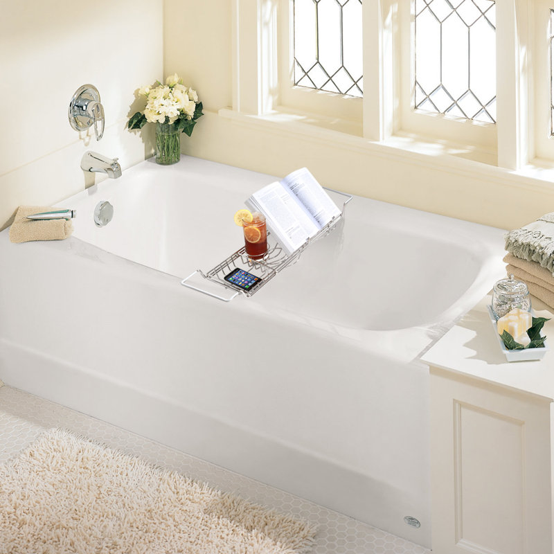 Rebrilliant Stainless Steel Bath Caddy Wayfair Stainless Steel Bath Caddy