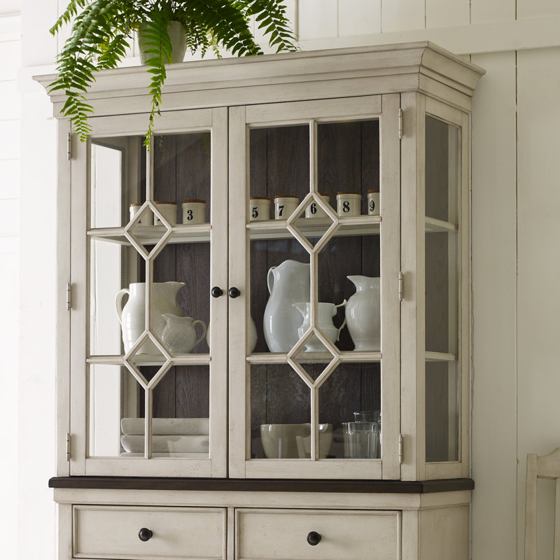 Lark Manor Ornithogale Lighted China Cabinet Reviews Wayfair Ornithogale Lighted China Cabinet