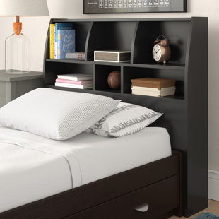 Headboard With Shelves Wayfair Distefano Cly Bookcase Headboard With 6 Shelves