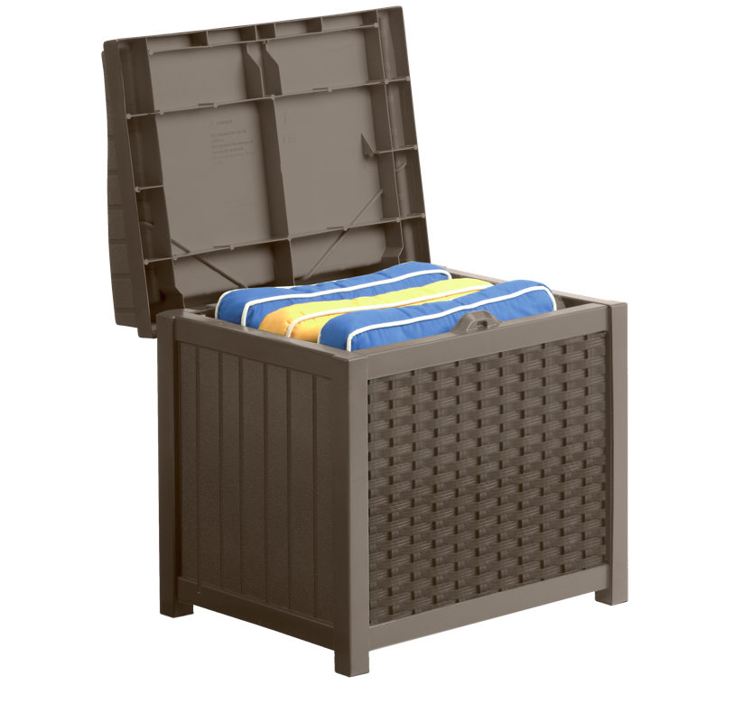Suncast Rattan Storage Cube & Reviews Wayfair.co.uk