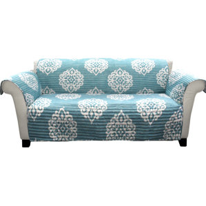 Stroudsburg Box Cushion Sofa Slipcover by Three Posts