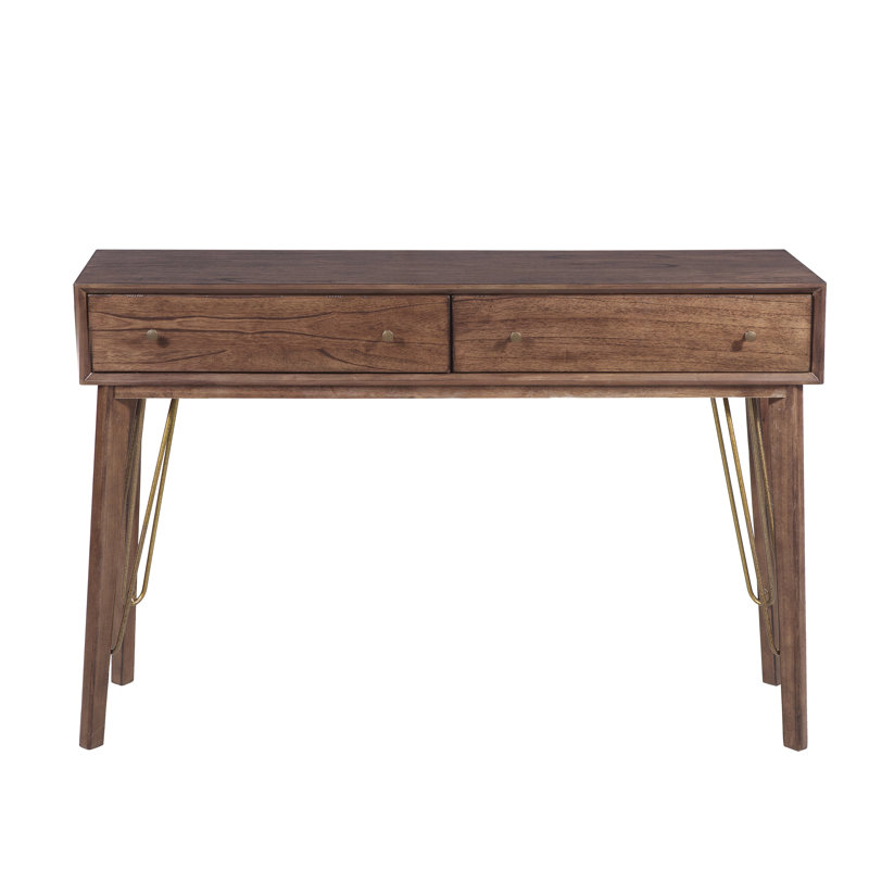 George Oliver Verville Mid-Century Modern Two Drawer ... Browse our wide selection of mid century modern & contemporary console tables to bring effortless style to your home with beautiful modern furniture and decor.