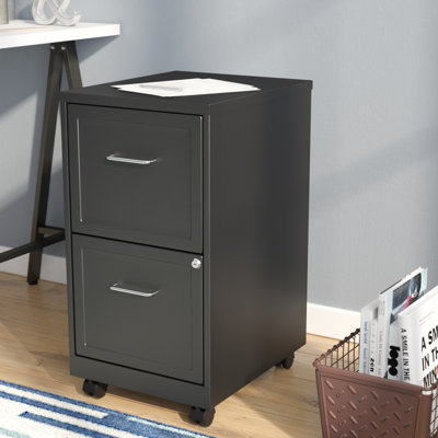 Zipcode Design Forest 2 Drawer Mobile Vertical Filing Cabinet Forest 2 Drawer Mobile Vertical Filing Cabinet