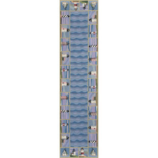 Nautical Rugs For Nursery Wayfair Clay Lighthouse Nautical Novelty Rug