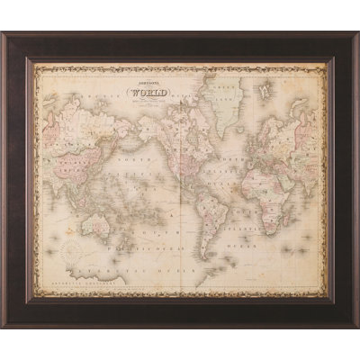 Framed World Wall Maps