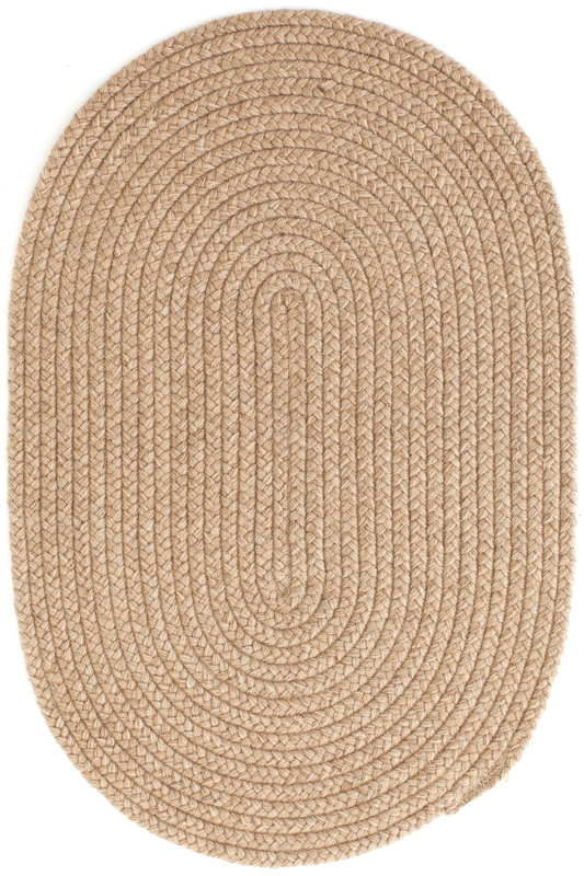 Dash and Albert Rugs Braided Beige Indoor/Outdoor Area Rug & Reviews