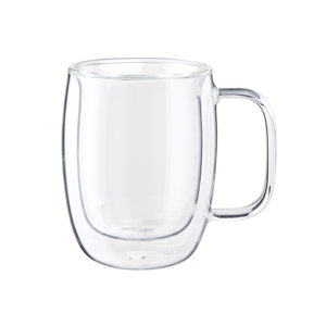 Sorrento Plus Double-Wall Glass Double Espresso Mug (Set of 2)