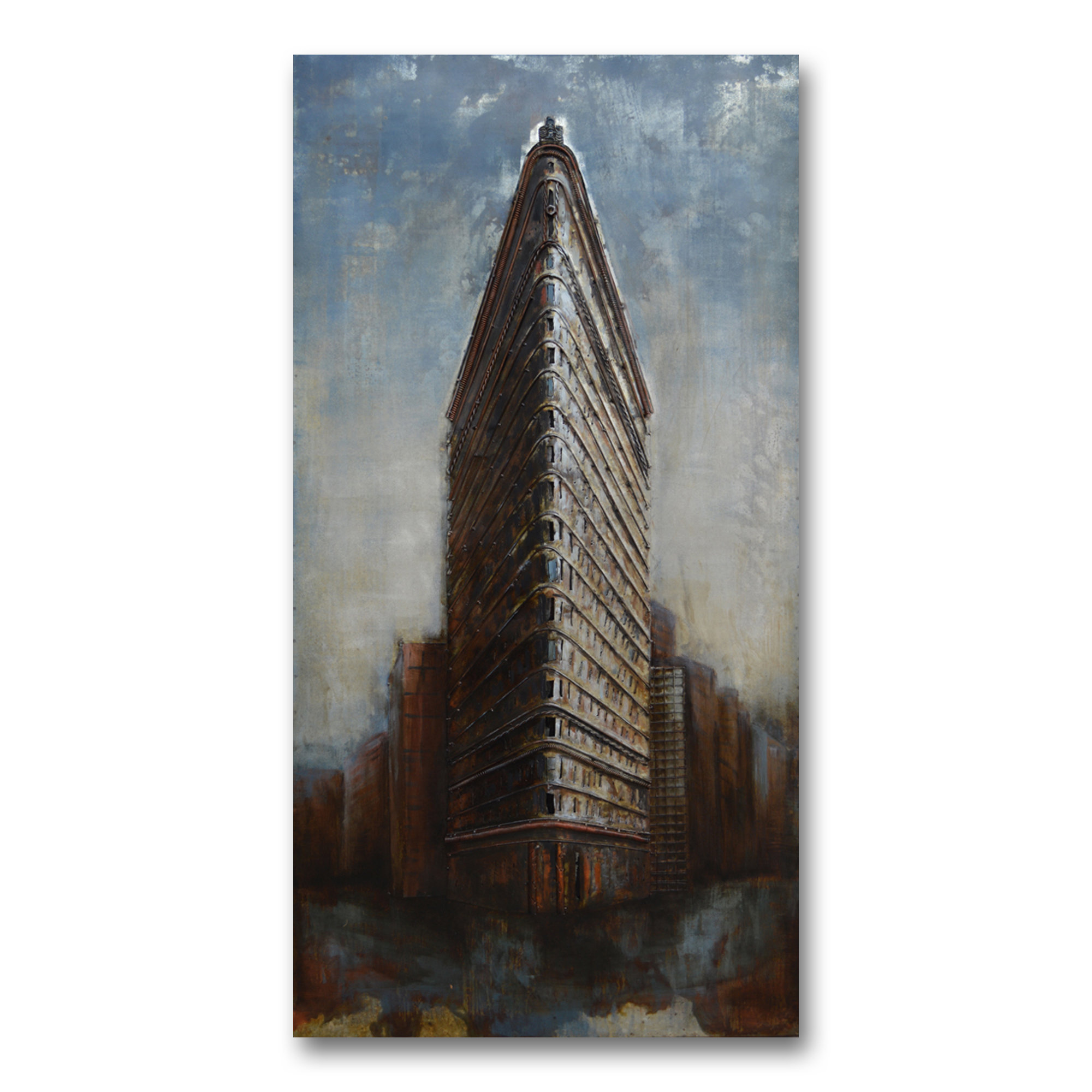 Watch DSD Group Metal Wall Art Sculpture Home Decor Brooklyn Bridge Painting Print CS45 Size: 15 H x 23 W x 1.5 D video Watch DSD Group Metal Wall Art Sculpture Home Decor Brooklyn Bridge Painting Print CS45 Size: 15 H x 23 W x 1.5 D video