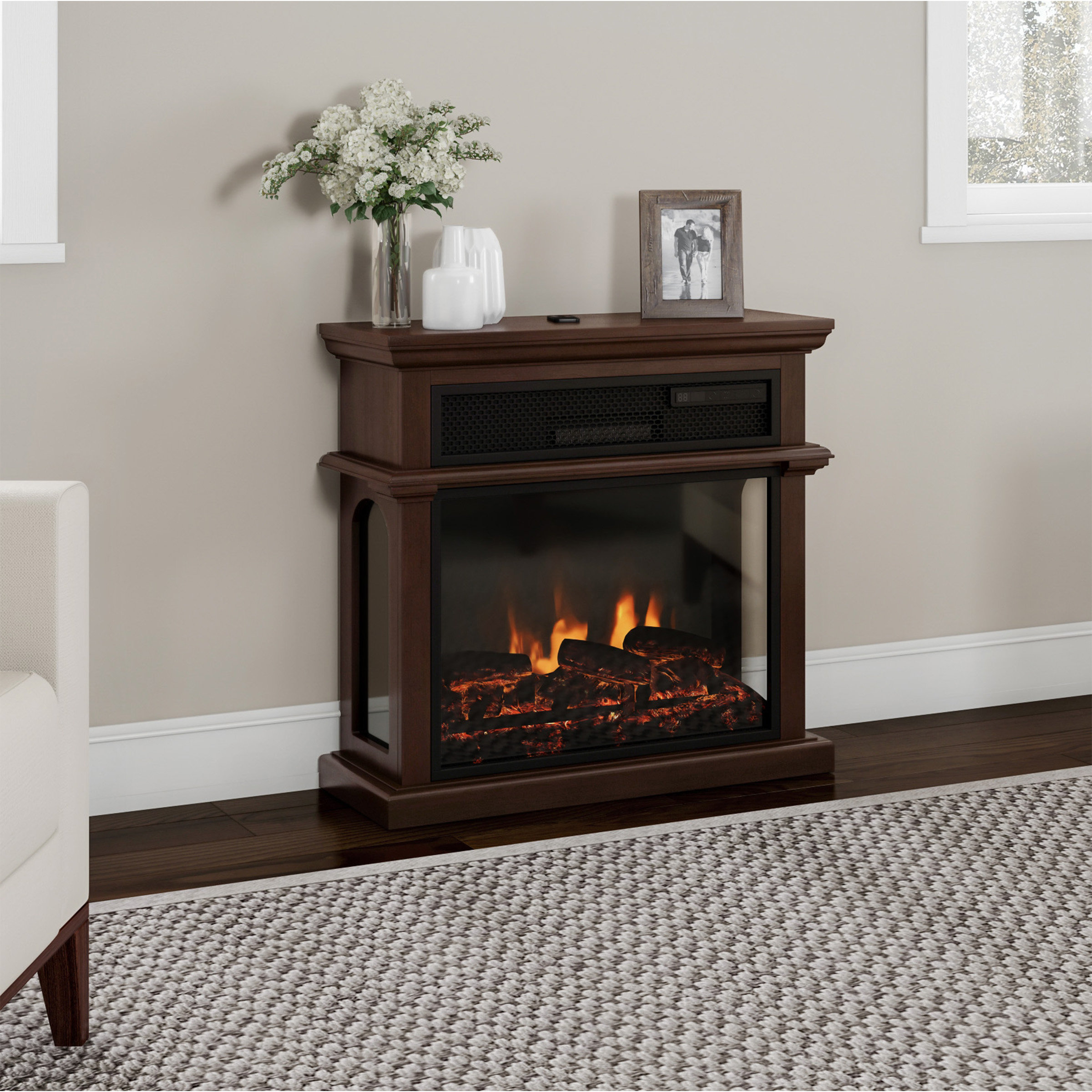 Charlton Home Waguespack Electric Fireplace Wayfair Ca