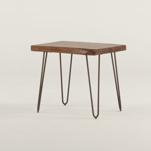 Grandby Acacia Live Edge End Table by World Interiors