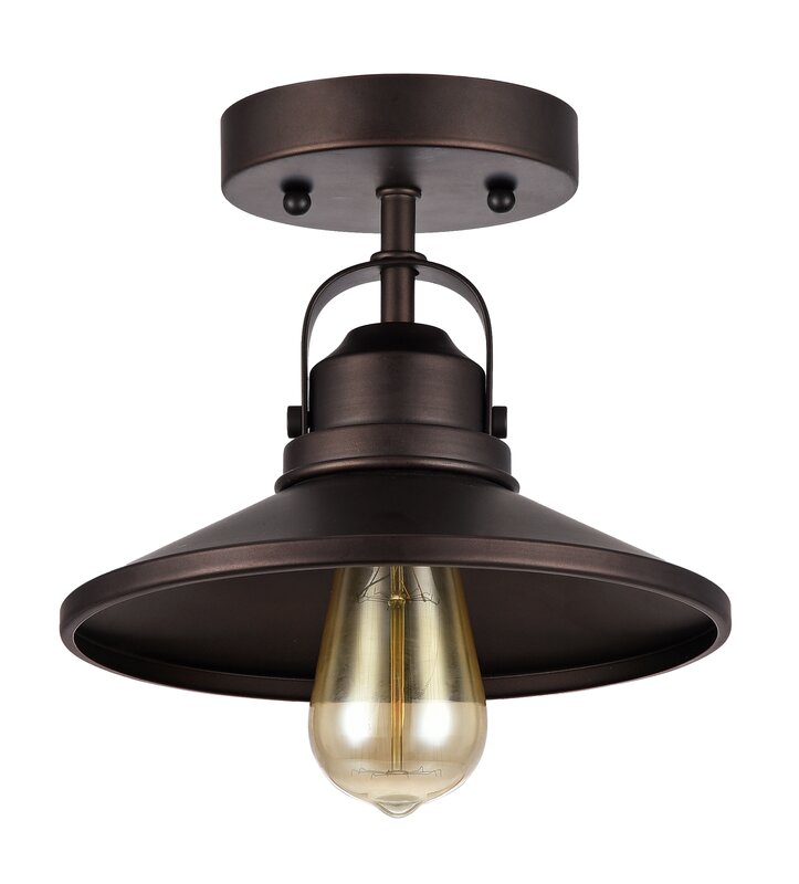 Laurel Foundry Modern Farmhouse Bouvet 1-Light Semi-Flush Mount & Reviews | Wayfair.ca