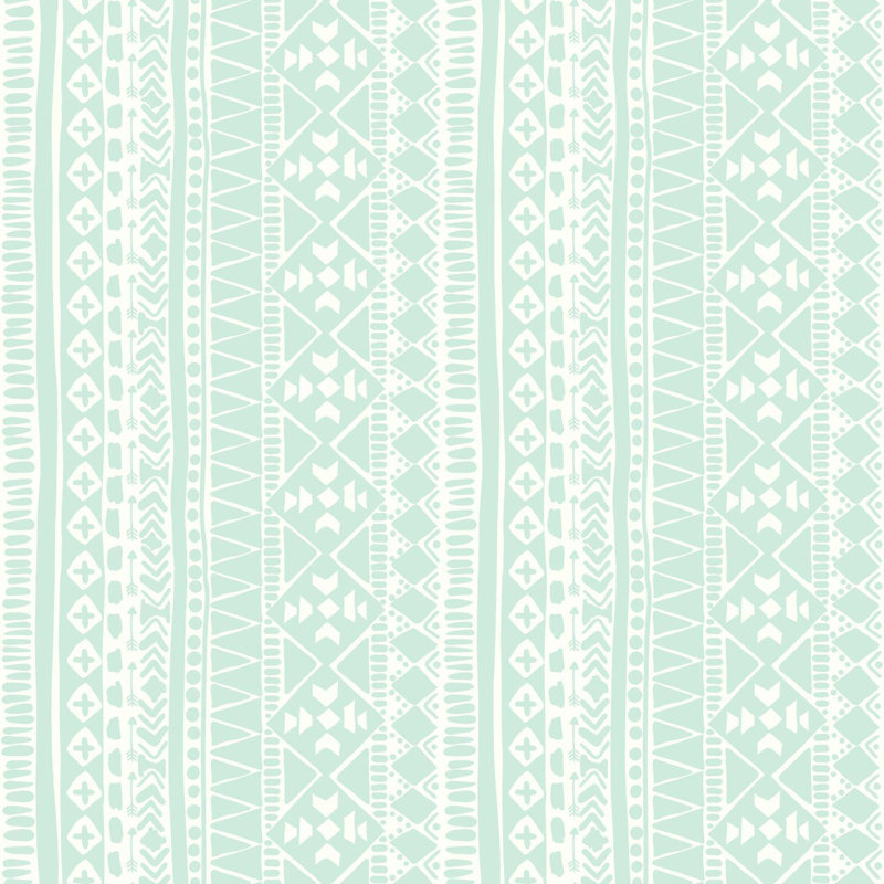 Bungalow Rose Samrat Tribal 16 5 L X 20 W Abstract And Samrat Tribal 16 5 L X 20 W Abstract And Stick Wallpaper Roll