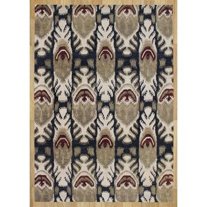 Alliyah Black Ikat Area Rug