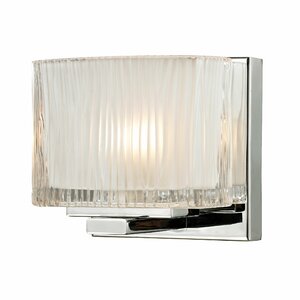 Chiseled Glass 1-Light Bath Sconce