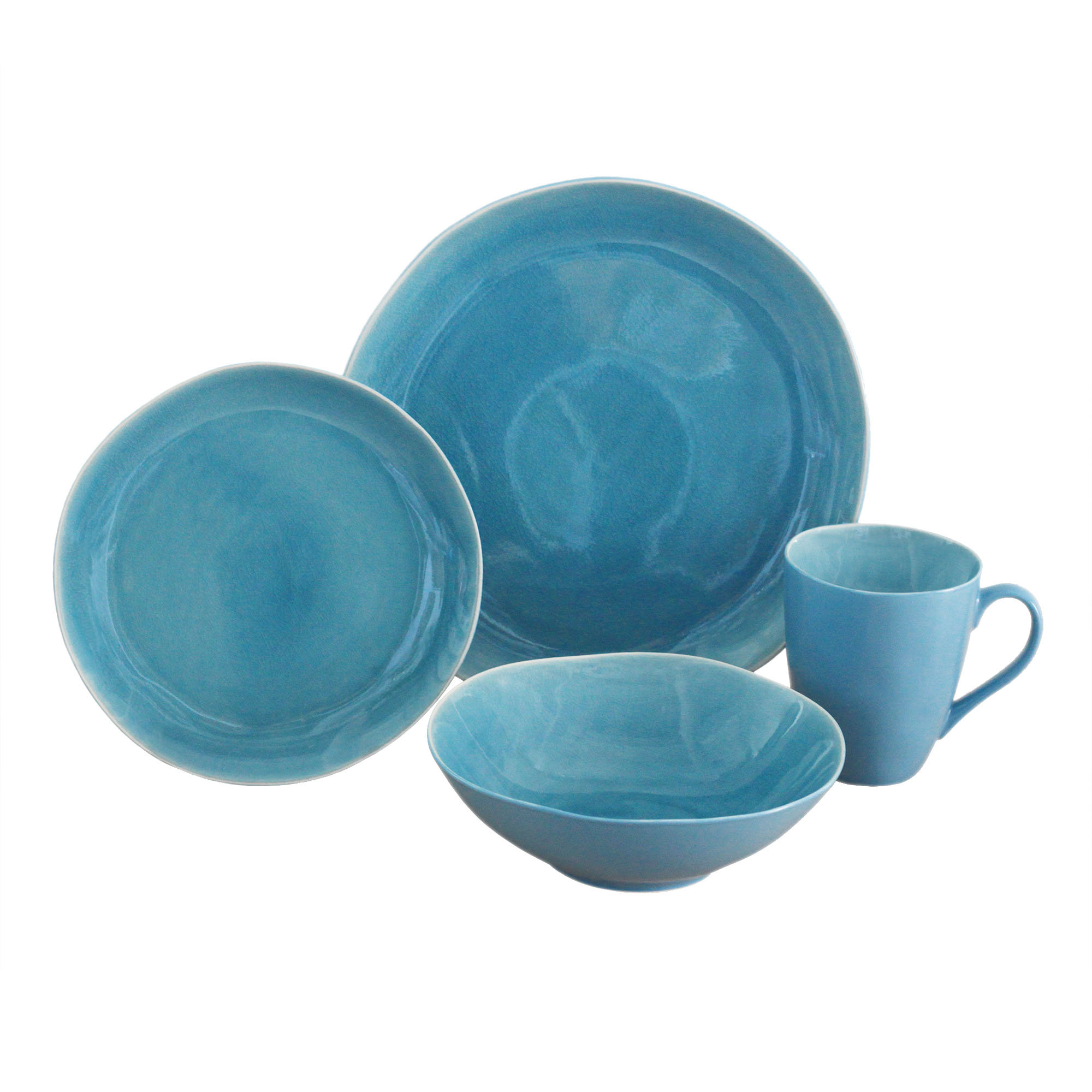 Baum Current 16 Piece Dinnerware Set, Service for 4 & Reviews | Wayfair Baum Current 16 Piece Dinnerware Set, Service for 4 & Reviews | Wayfair