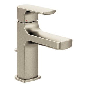 Rizon Low Arc Single Handle Bathroom Faucet with Drain Assembly