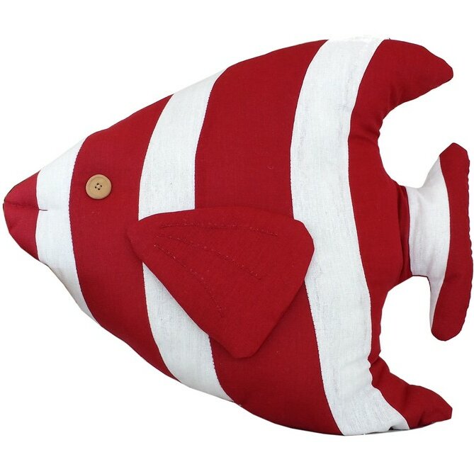 Handcrafted Nautical Decor Tropical Fish Pillow & Reviews Wayfair