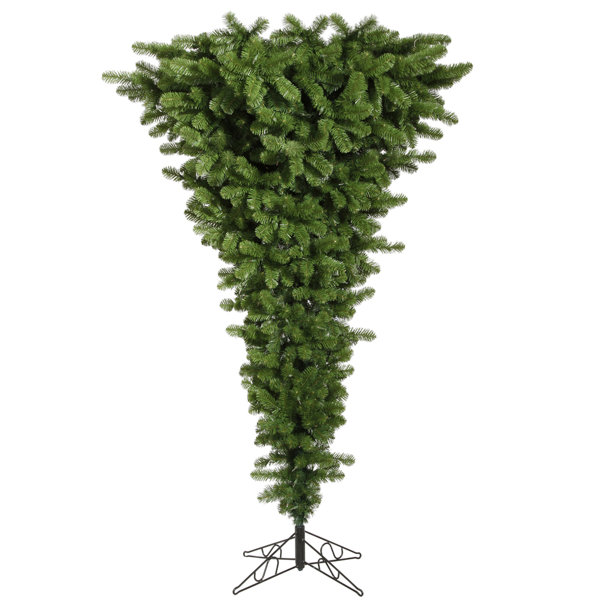 Vickerman Upside Down 7 5 Green Artificial Christmas Tree Reviews Vickerman Upside Down 7 5 Green Artificial Christmas Tree Reviews Wayfair