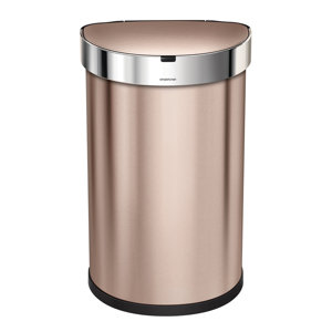 Stainless Steel 11.9 Gallon Motion Sensor Trash Can