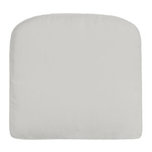 Double-Piped Outdoor Contour Dining Chair Cushion