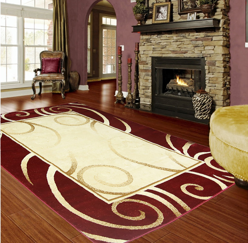 Brady Home Red Beige Area Rug Reviews Wayfair Red Beige Area Rug