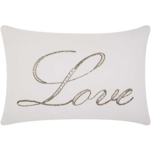 Burcet Love Cotton Lumbar Pillow