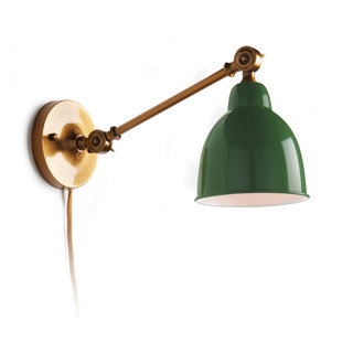 Plug In Wall Sconce With Cord Wayfair Lutterworth Wall 1 Light Plug In Armed Sconce