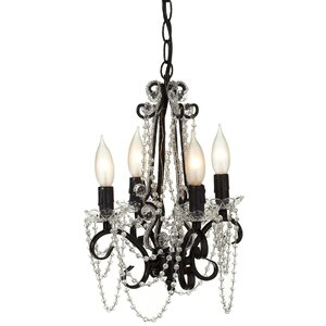 Drakes Beaded 4-Light Candle-Style Chandelier