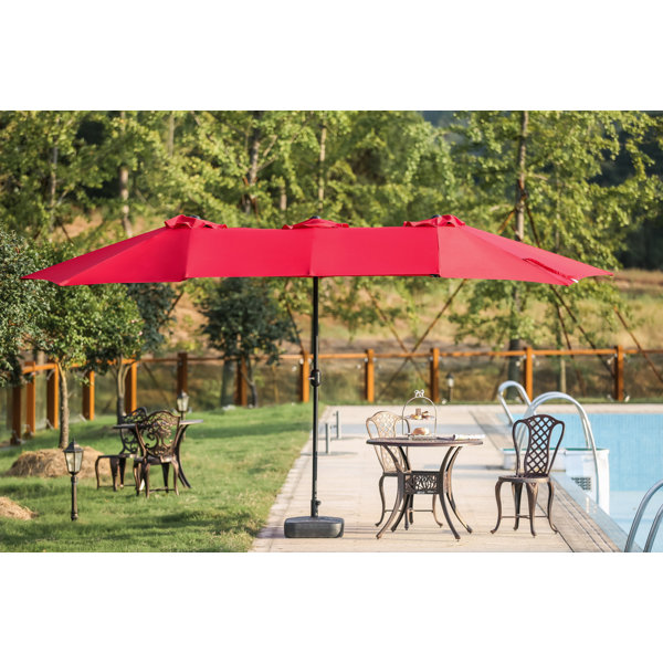 longshore tides zadie twin 9 x 15 rectangular market umbrella reviews wayfair - Rectangle Patio Umbrella longshore tides zadie twin 9 x 15 rectangular market umbrella reviews wayfair - Rectangle Patio Umbrella