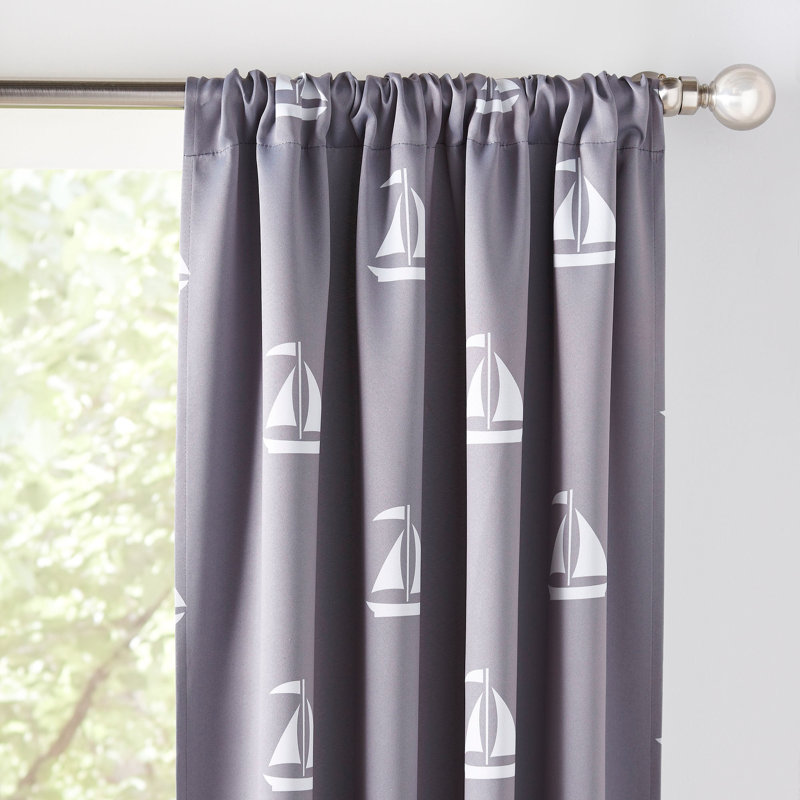 Birch Lane Heritage Neves Sailboat Nautical Blackout Thermal Rod