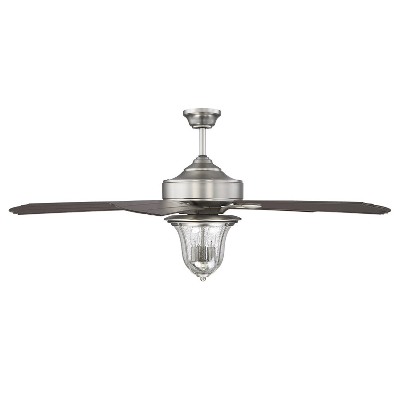 Darby Home Co 52 Timberlake 5 Blade Indoor Outdoor Ceiling Fan With 52 Timberlake 5 Blade Indoor Outdoor Ceiling Fan With Remote