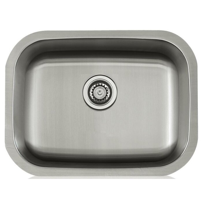 Bowl Sink 23 X 21 Undermount Kitchen Sink With Drain Assembly