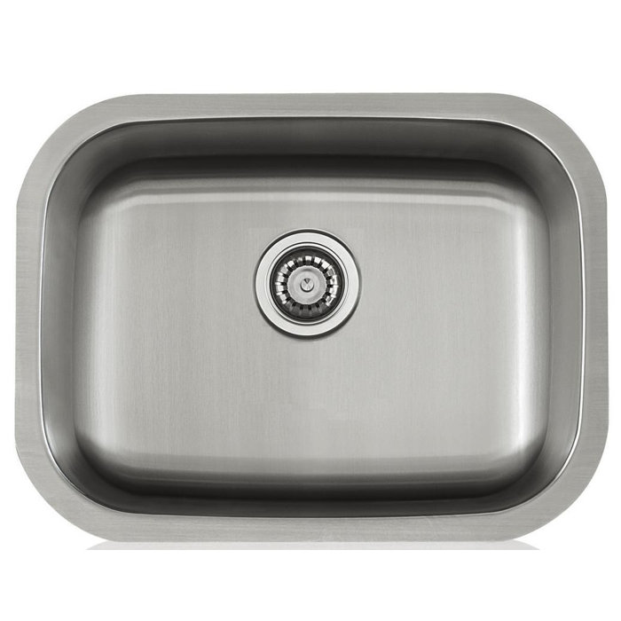 Bowl Sink 23 X 21 Undermount Kitchen Sink With Drain Assembly