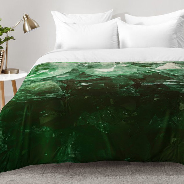 East Urban Home Emerald Gem Comforter Set Wayfair Emerald Gem Comforter Set
