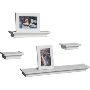 4 Piece Floating Shelf Set