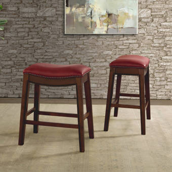 Millwood Pines Ottawa Backless 24 Bar Stool Reviews Wayfair Ottawa Backless 24 Bar Stool