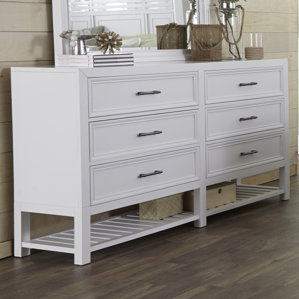 Elosie 6 Drawer Double Dresser by Beachcrest Home